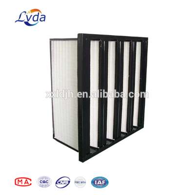 Aluminum case glass fiber cassette HVAC hepa filter for ventilation system